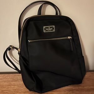 Kate Spade Nylon and Leather Small Backpack